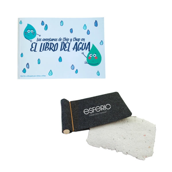 Libro de papel + Libro del agua
